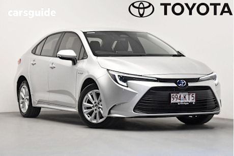 Silver 2024 Toyota Corolla Sedan Ascent Sport Hybrid