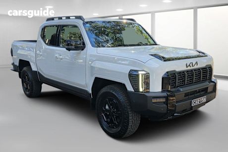 White 2025 Kia Tasman Double Cab Pick Up X-PRO (4X4) (std) Body Fender