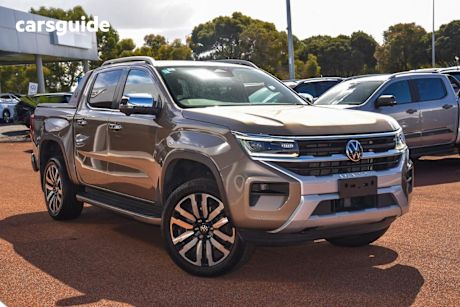 Brown 2023 Volkswagen Amarok Dual Cab Utility Aventura Tsi452 4Motion