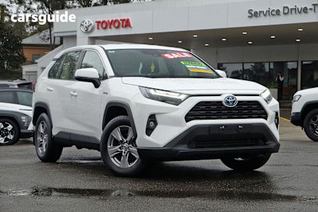 White 2024 Toyota RAV4 SUV GX F