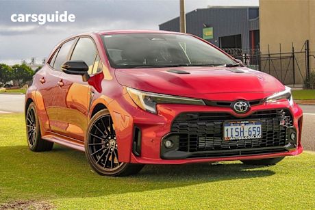 Red 2023 Toyota GR Corolla Hatchback GTS