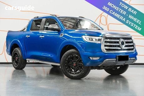 Blue 2021 GWM UTE Dual Cab Utility Cannon-L (4X4)