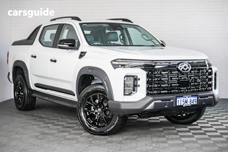 White 2024 LDV T60 Double Cab Utility MAX Mega TUB (4X4)