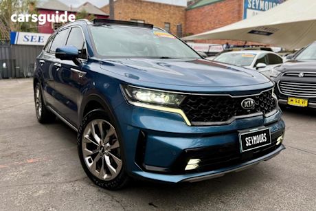 Blue 2020 Kia Sorento Wagon GT-LINE 7 SEAT MQ4 MY21
