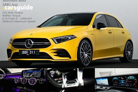Yellow 2020 Mercedes-Benz A35 Hatchback 4Matic