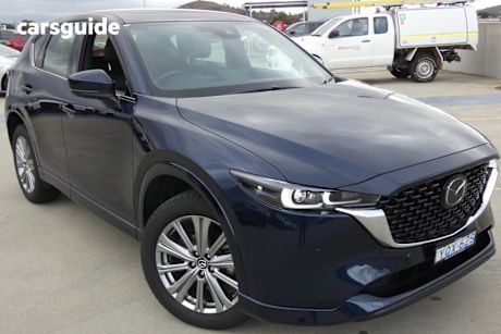 Blue 2023 Mazda CX-5 Wagon Akera (awd)