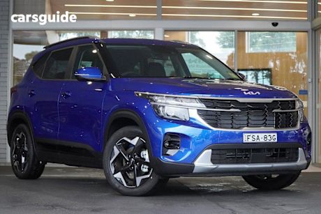 Blue 2024 Kia Seltos Wagon Sport+ (fwd)