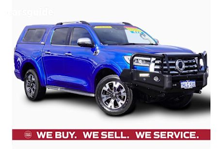 Blue 2021 GWM UTE Dual Cab Utility Cannon-X (4X4)