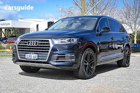 Blue 2017 Audi Q7 SUV TDI 4WD