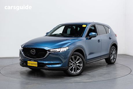 Blue 2021 Mazda CX-5 Wagon Akera (awd)