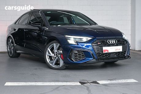 Blue 2023 Audi S3 Sedan 4WD