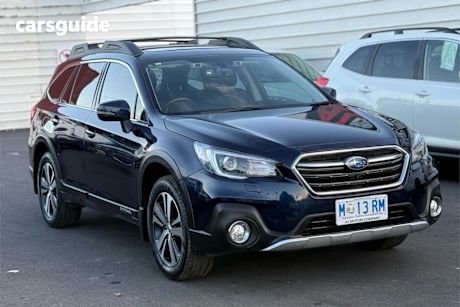 Blue 2020 Subaru Outback Wagon 2.5I Premium AWD