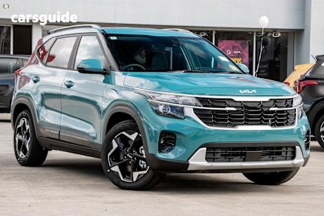 Blue 2025 Kia Seltos SUV SPORT+ 4X4