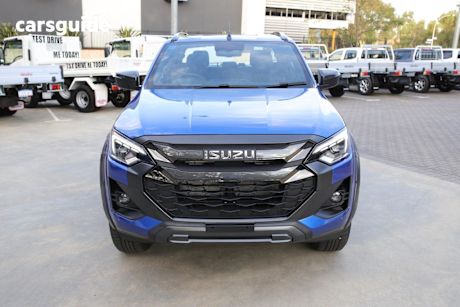 Blue 2025 Isuzu D-MAX Crew Cab Utility X-Terrain (4X4)