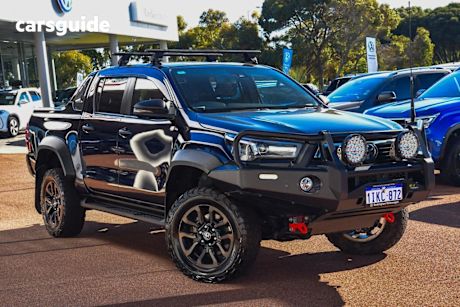 Blue 2022 Toyota Hilux Double Cab Pick Up Rogue (4X4)