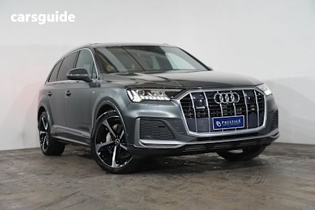 Grey 2023 Audi Q7 Wagon 50 TDI S Line Quattro Mhev