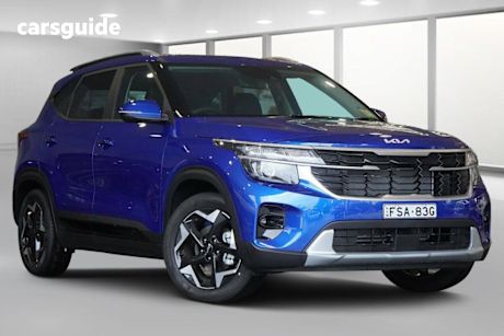 Blue 2024 Kia Seltos Wagon Sport+ (fwd)