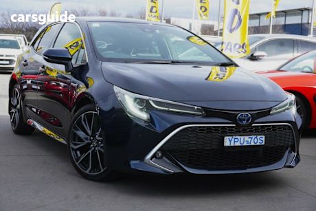 Blue 2022 Toyota Corolla Hatchback ZR Hybrid