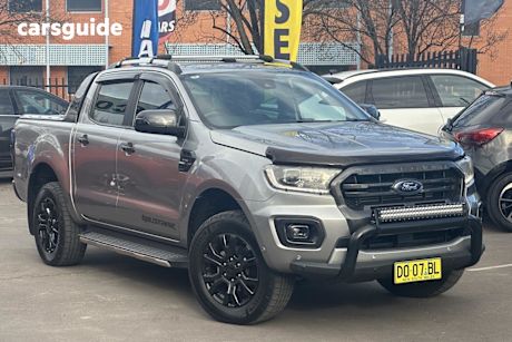 Silver 2020 Ford Ranger Double Cab Pick Up Wildtrak 2.0 (4X4)