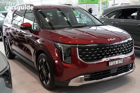 Red 2025 Kia Carnival Wagon GT-Line