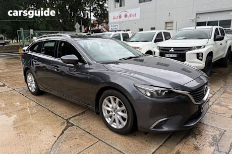Grey 2015 Mazda 6 Wagon Touring
