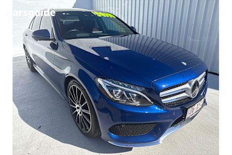 Blue 2017 Mercedes-Benz C250 Sedan