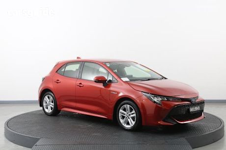 Red 2019 Toyota Corolla Hatchback Ascent Sport