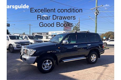 Blue 2005 Toyota Landcruiser SUV GXL 4X4