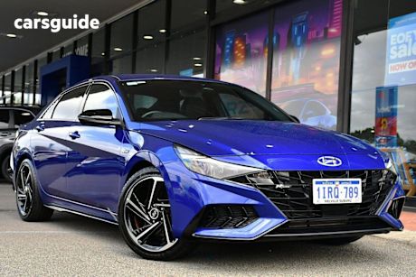 Blue 2023 Hyundai I30 Sedan N LINE F