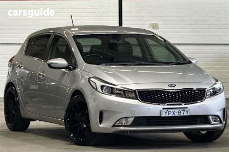 Silver 2018 Kia Cerato Hatchback Sport+