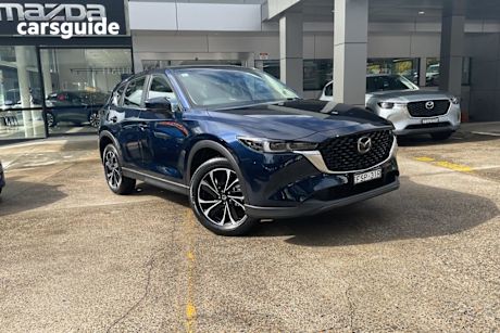 Blue 2025 Mazda CX-5 Wagon G25 Maxx Sport (fwd)
