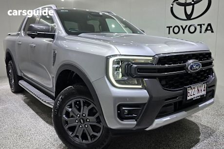 Silver 2023 Ford Ranger Double Cab Pick Up Wildtrak 2.0 (4X4)