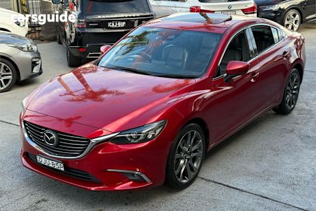 Red 2016 Mazda 6 Sedan Atenza
