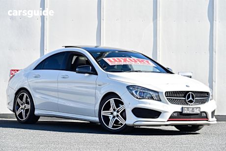 White 2016 Mercedes-Benz CLA250 Coupe Sport 4Matic