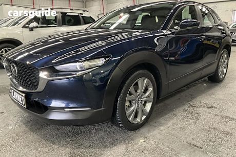 Blue 2023 Mazda CX-30 Wagon G20 Evolve (fwd)