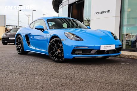 Blue 2024 Porsche 718 Coupe Cayman Style Edition