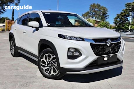 White 2025 Suzuki Fronx SUV HYBRID GLX F