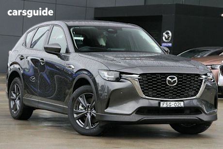 Grey 2025 Mazda CX-60 SUV P50E PURE 4X4
