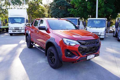 Orange 2025 Isuzu D-MAX Crew Cab Utility Blade