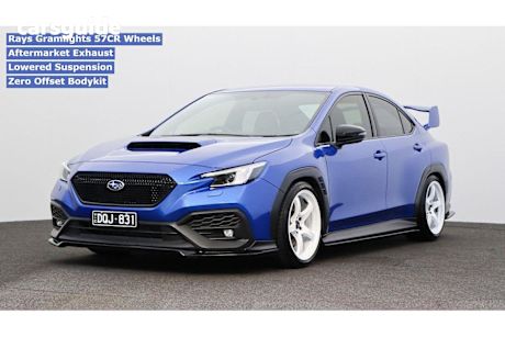 Blue 2023 Subaru WRX Sedan 50 YEARS EDITION 4WD