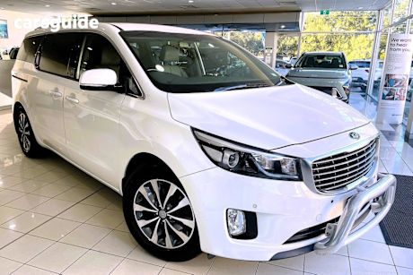 White 2018 Kia Carnival Wagon Sli