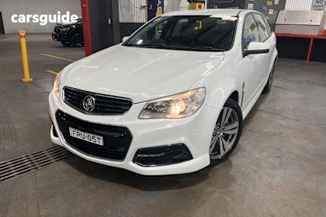 White 2015 Holden Commodore Sportswagon Sv6
