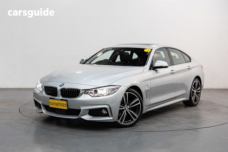 Silver 2017 BMW 420i Coupe Gran Coupe Sport Line