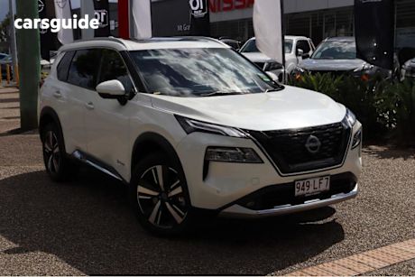 White 2024 Nissan X-Trail Wagon TI-L (4WD) E-Power (hyb)19 AW