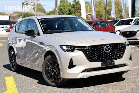 Silver 2025 Mazda CX-60 Wagon P50E GT Phev