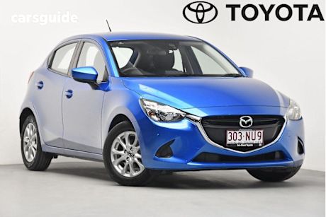 Blue 2017 Mazda 2 Hatchback Maxx