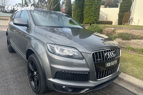 Grey 2014 Audi Q7 Wagon 3.0 TDI Quattro