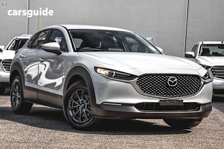 White 2025 Mazda CX-30 SUV G20 PURE F