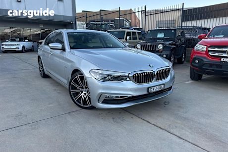 Silver 2018 BMW 540I Sedan Luxury Line