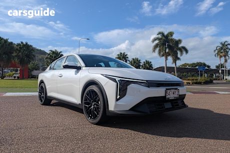 White 2024 Kia K4 Sedan S